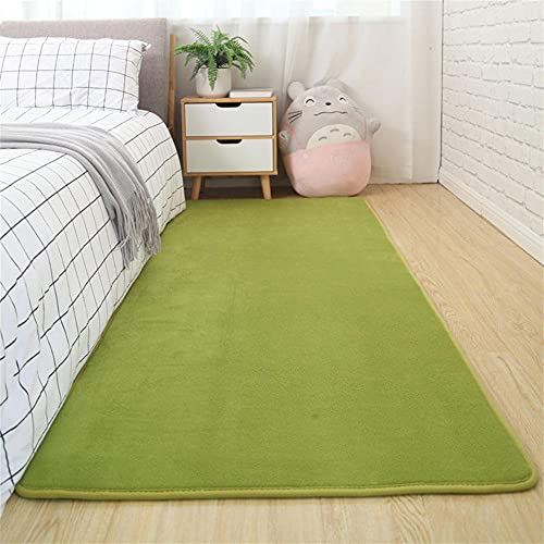 Tapis Moderne Vert LUNEZY Décoratif Abstrait 200X3