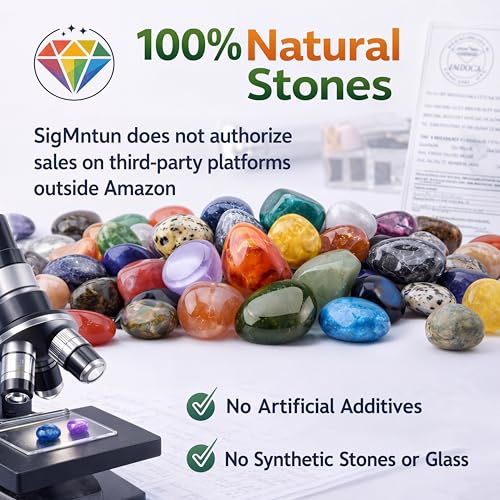 Image of Polished Moss Agate Crystals - 72 Pcs, 0.5 inch 10 oz Handpicked Natural Tumbled Gemstones Rocks, Pebbles for Reiki, Chakra, Healing Home Decor