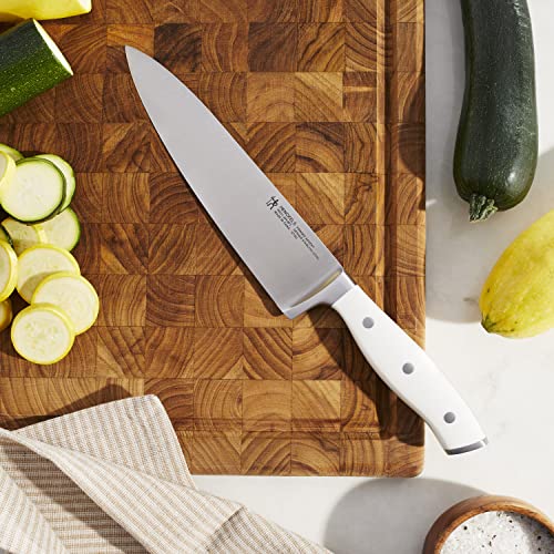 Henckels Forged Accent Razor-Sharp 8-Inch Chef Knife, White Handle, German Engineered Informed By 100+ Years Of Mastery #TOP1