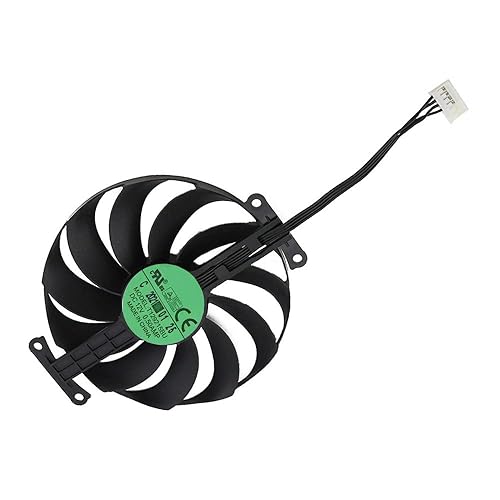 Miniatura 4 de T129215BU FDC10U12D9-C - Reemplazo del ventilador de refrigeración de tarjeta gráfica de 3.740 in para ASUS RTX 3050 RTX 3060 Phoenix Quiet Cooler