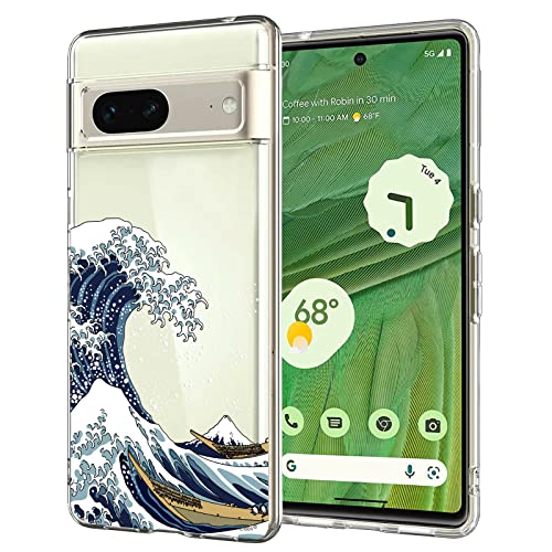 Coque Pixel 7 transparente motif floral parfait pour vos photos de voyage