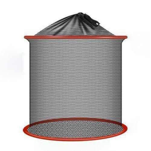 Panier a Poissons Flottant,Cage de Rangement Pliable pour Poissons d'eau Douce avec Corde d'attache pour la Pêche en Plein Air