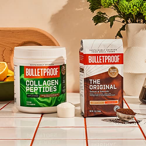 Bulletproof Keto Coffee Kit - The Original Ground Coffee - 12 Oz, 100% C8 Mct Brain Octane Oil - 16 Oz, Grass-Fed Ghee Clarified Butter Fat - 13.5 Oz, Unflavored Collagen Protein - 17.6 Oz #TOP7