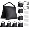 Aimosen 8 Packs Sandbags Weight Bags for Light Stand Photography Video Support, Heavy Duty Saddlebags for Backdrop Stand, Photo Tripod, Canopy, Pop up Tent, Umbrella Base, Fishing Chair, Wedding Shed