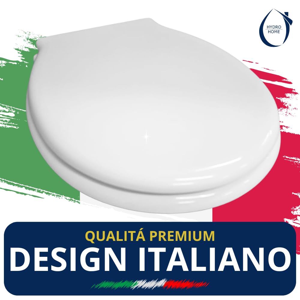 Copriwater Panorama G.S.I. legno rivestito in resina poliestere bianco