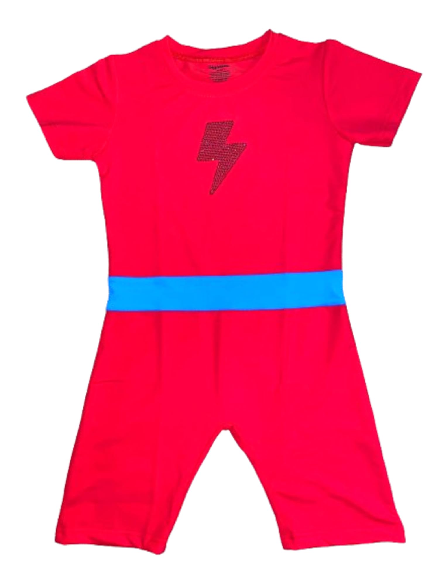 Kids Sleeveless Stretch Unitard Costume | Nylon Spandex Athletic Bodysuit for Dance Practice Exercise Stage Performance Movement Wear | Red-picture-14