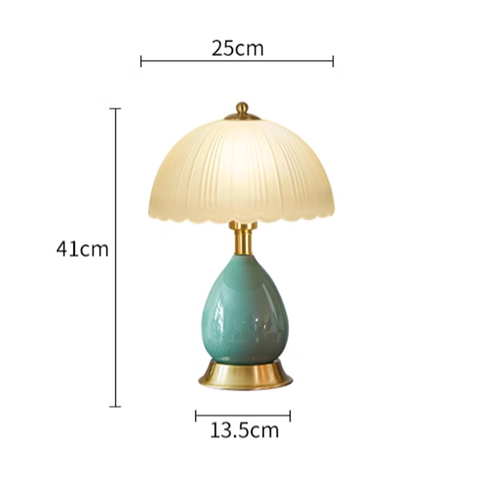 Affascinante Lampada Da Scrivania In Stile Americano Tutto In Rame Comodino For Camera Letto Moderna In Ceramica Semplice E Leggera Arredamento per la casa
