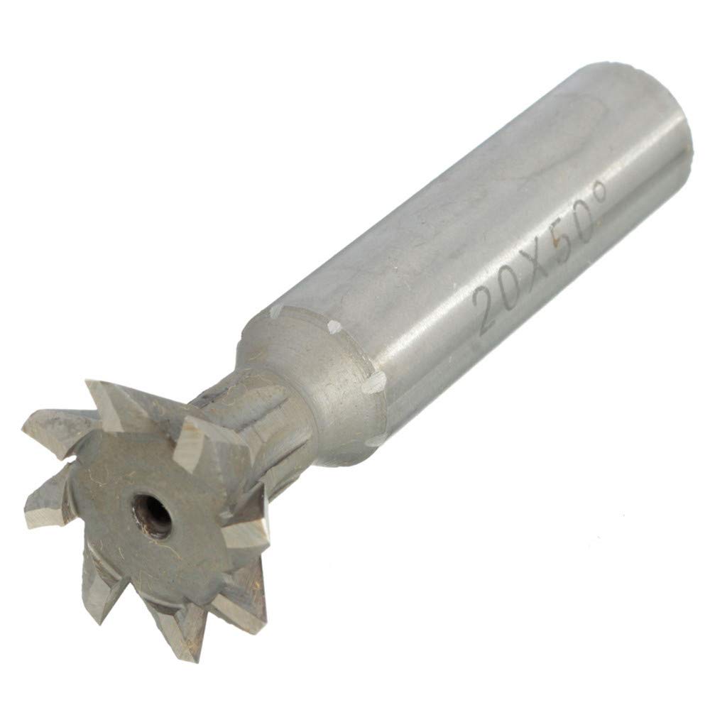 ChaRLes 20Mm 45/50/55/60 Grad Schwalbenschwanz Cutter End Fräser Fräser Fräser Fräser - 45°