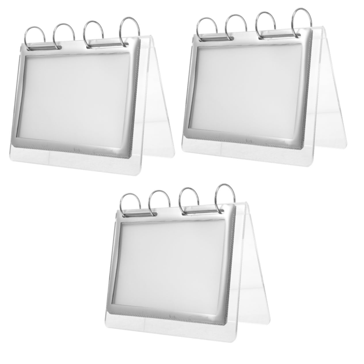 3stücke Klarer Menüständer Für Restaurants Und Supermärkte Eleganter Preisschildhalter Für Tischwerbung Transparent Langlebig Und Vielseitig Einsetzbar
