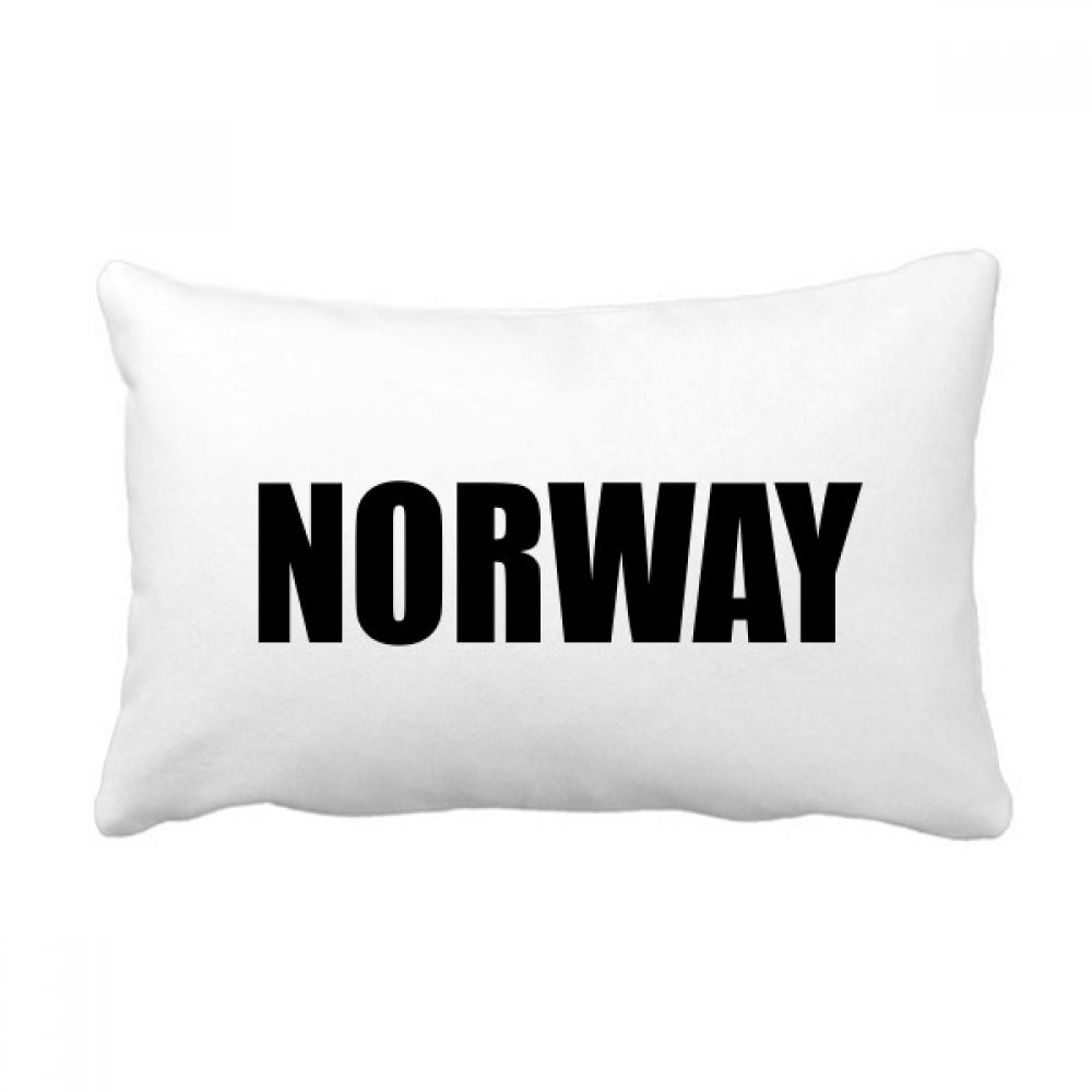 Coussin lombaire Norvège noir pour décorer un canapé design