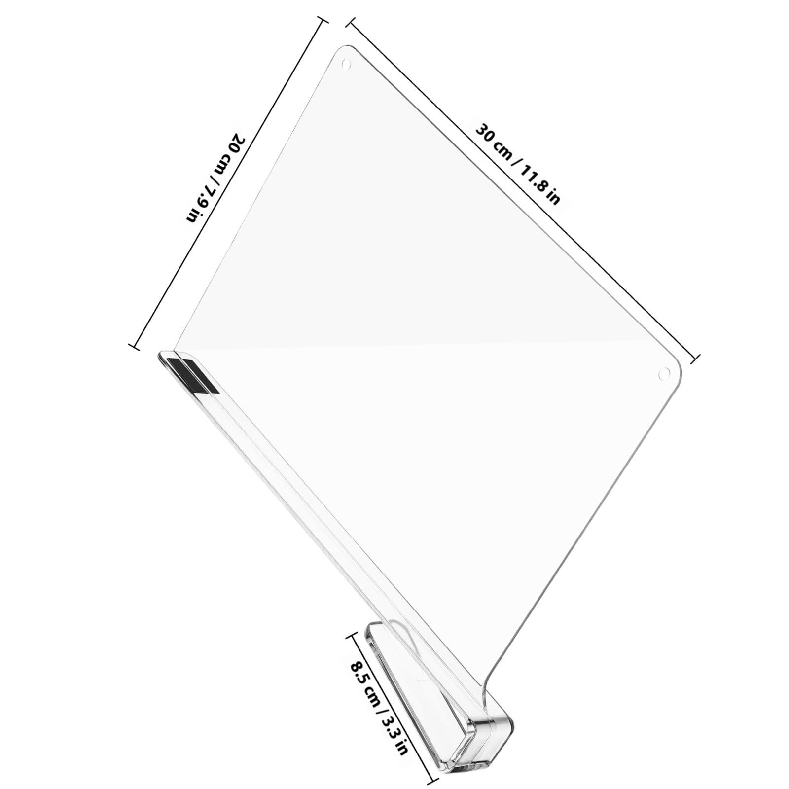 Toddmomy 6 Divisores de Estantes Verticales para Armarios de Cocina en PS, Organizador de Ropa Fácil de Usar sin Instalación, Paquete de 6 Piezas