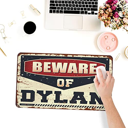 Grand tapis de souris de bureau chat Dylan amusant 36 x 60 cm - 2