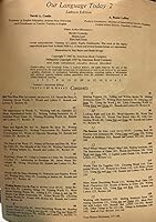 Our Language Today 2 - LABTEXT EDITION Teacher's Annotated Edition B06XNYJV13 Book Cover