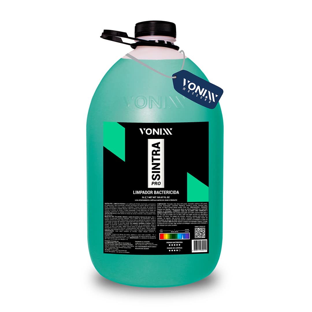 VonixxSintra Pro Interior Exterior multi all purpose Cleaner Concentrated 1.32 gal (5L) - APC, door panels, dashboard, carpets, upholstery, rubbers and leather parts