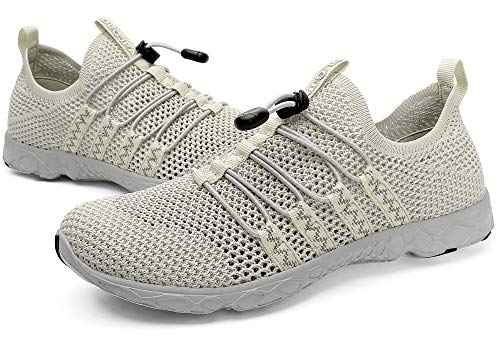 Image of DLGJPA Men's Lightweight Quick Drying Aqua Water Shoes