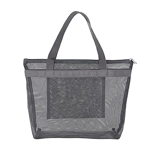 LRTRDCUSXNGMesh Beach Bag Tote, waterproof and sand proof Beach Bag, Swim Bags for Beach Toys, Tote Bag for Travel
