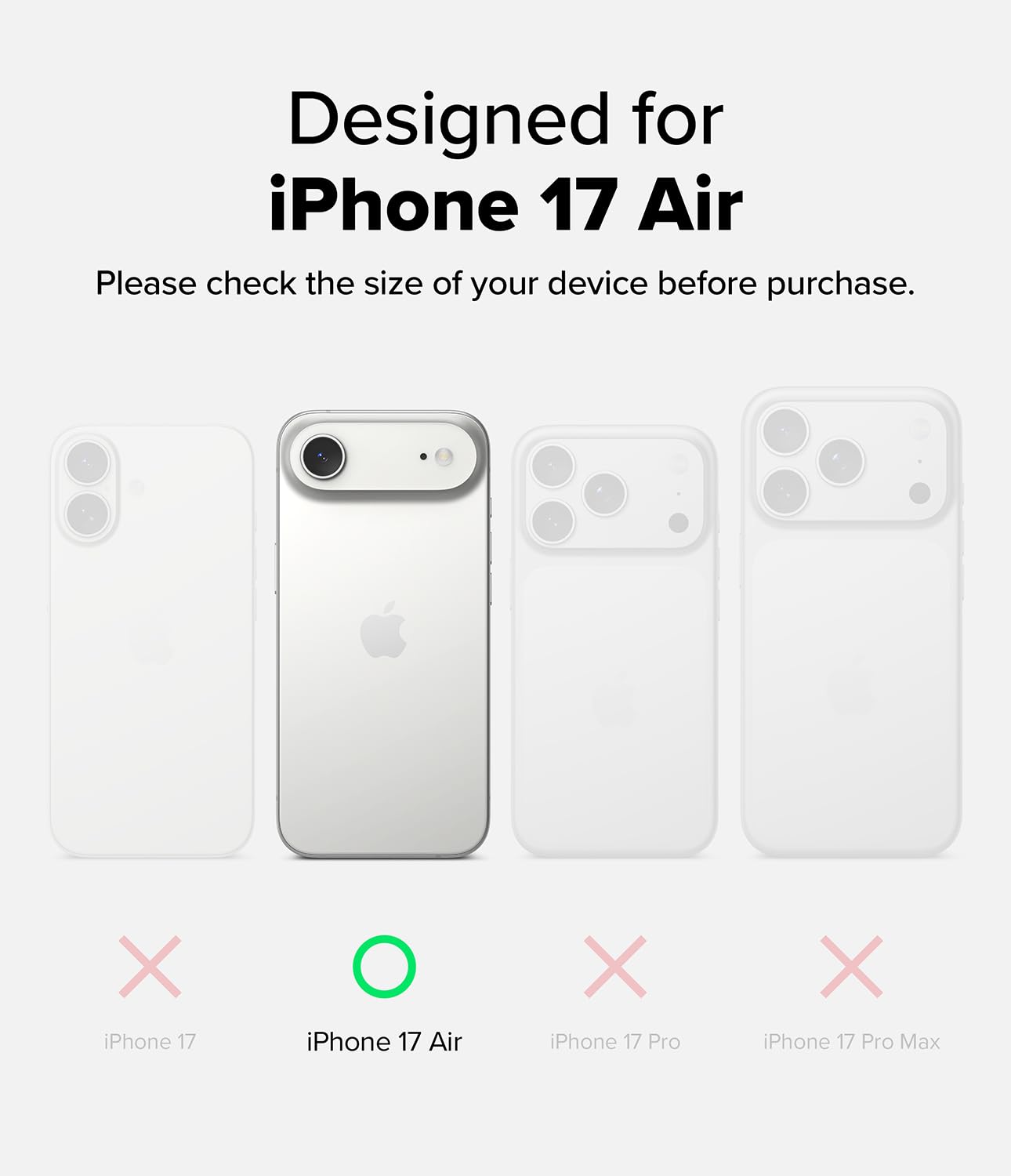 Image secondaire de Coque Ringke Fusion Card pour iPhone Air - Étui Transparent avec Porte-Cartes