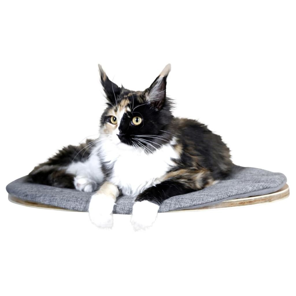 Kerbl Tofana Wall-Mounted Pet Bed, 50 x 35 x 1.5 cm, Grey