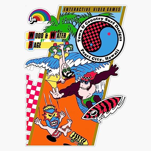 Wood and Water Rage (T&Amp;C 80S) Vinyl Sticker Waterproof Decal Laptop Wall Window Bumper Sticker 5"