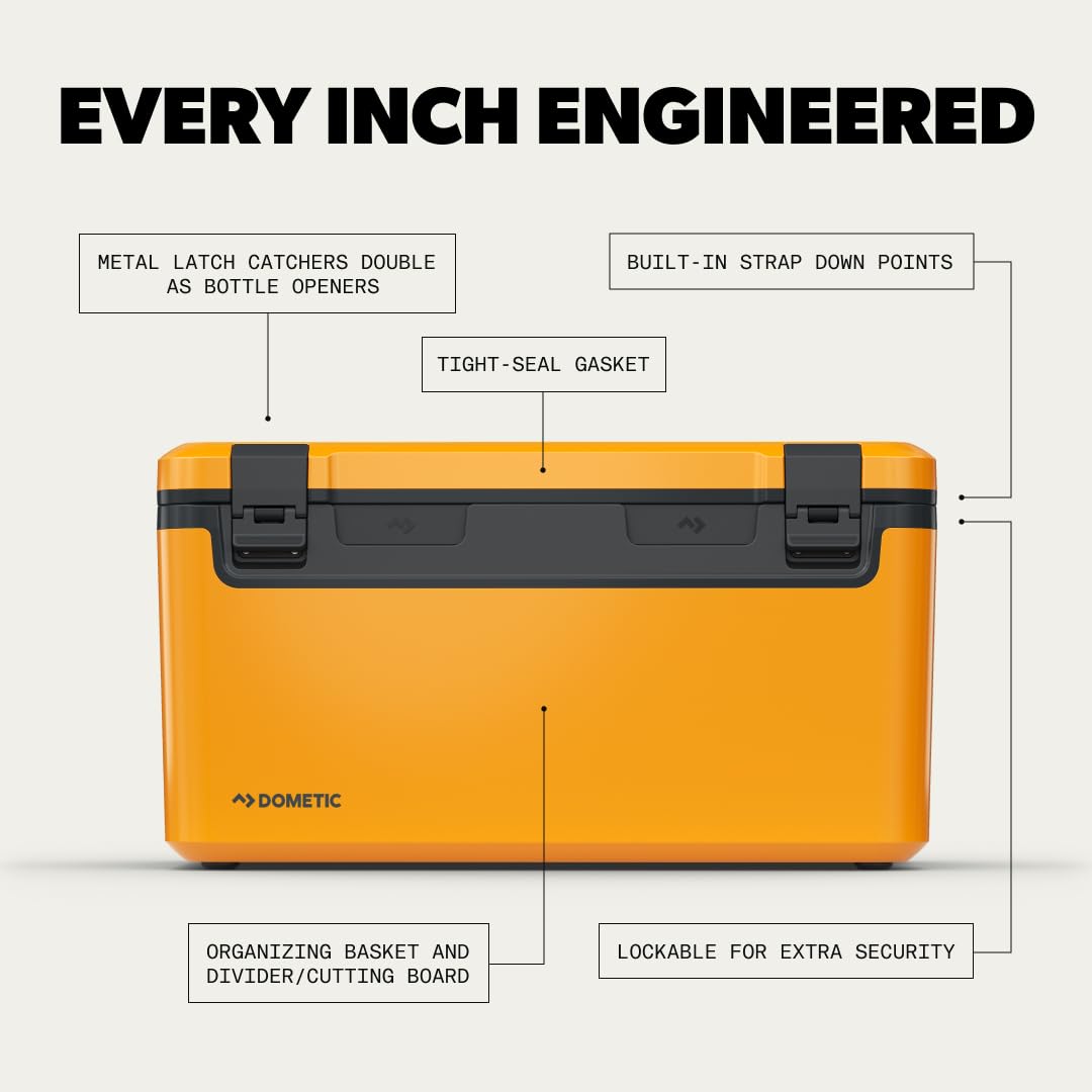 Dometic Recon Hardside Mediano 41L Nevera Passivo Portátil - Silt