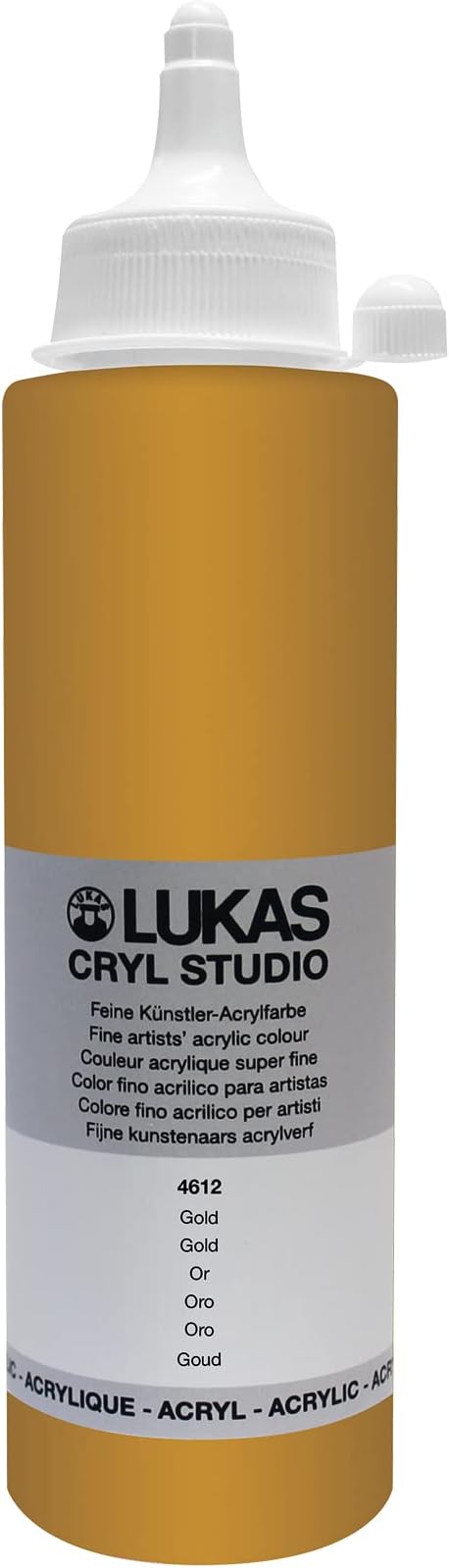 Lukas Cryl Studio 250ml Acrylic Paint - Gold