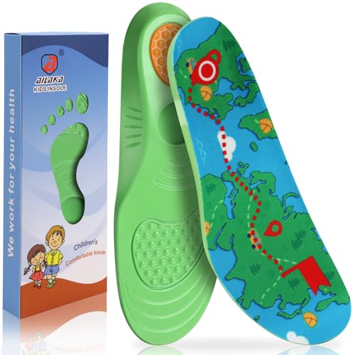 Ailaka Plantillas para dispositivos de seguimiento Airtag Soporte oculto para niños y adultos, plantillas invisibles con compartimento AirTag personalizado, universal para zapatos deportivos, botas