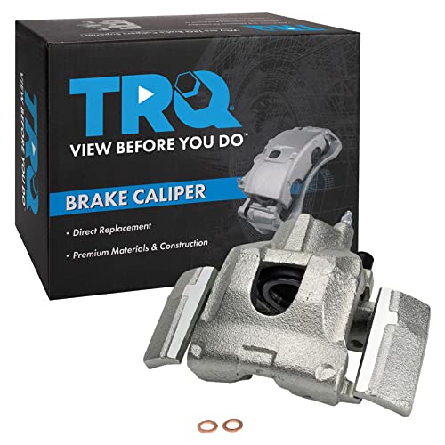 Image of TRQ Rear Right Brake Caliper w /Bracket Passenger Side