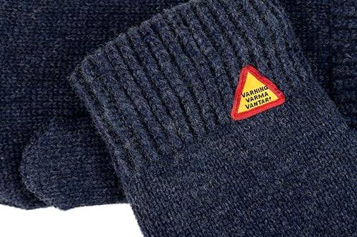 ÖJBRO VANTFABRIK Winter Mittens 100% Merino Wool 4-Layers Wind Resistant Mitts (Karg Hyppeln, Medium) - Thumbnail 3