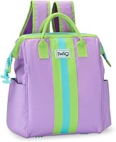 Vista 10 de Mochila enfriadora Swig Life Packi, enfriador aislado, bolsa de playa impermeable, 24 latas, enfriadores aislados livianos