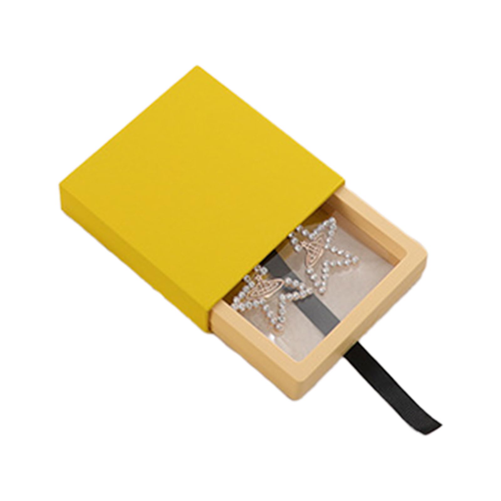 YWLUUOO Color Suspended Floating Display Cases Earring Coin Rings Jewelry Storage Membrane Stand Drawer Box Suspension Jewelry Cases
