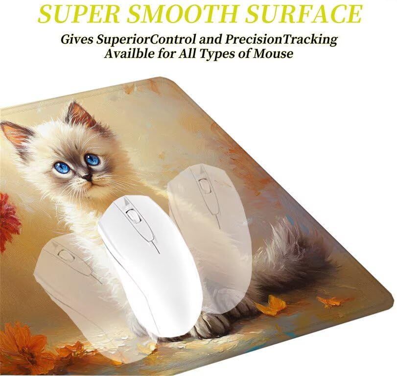 Mouse pad gamer imperméable et lavable Chat G1-905 pour ordinateur - 4