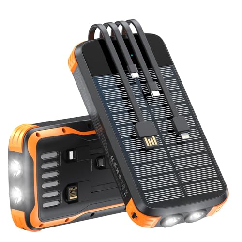 MINRISE Solar Power Bank 40000mAh