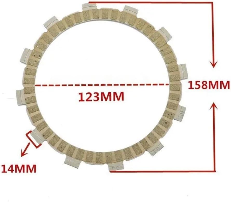 Clutch Friction Plate Kit Motorcycle Clutch Friction Plates Kit for F650GS Clutch Plate F650 GS F 650GS Clutch Friction Disc