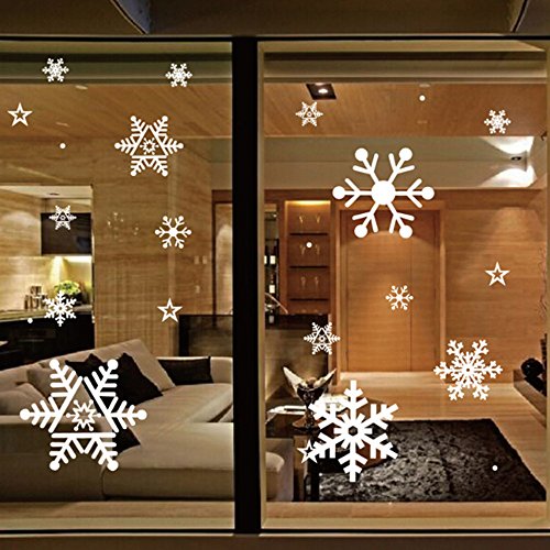 Saflyse Bella Decorazione Adesivi Adesivi Autoadesivo di Natale (Varie Desingn) 6