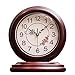 Produktbild Europäische Retro-Tischuhr, Mantel-Uhr, Hölzerne Vintage-Scheibenuhr-Tischuhr Mit Swinging Für Büro, Wohnkultur, Geschenk, Batteriebetrieben