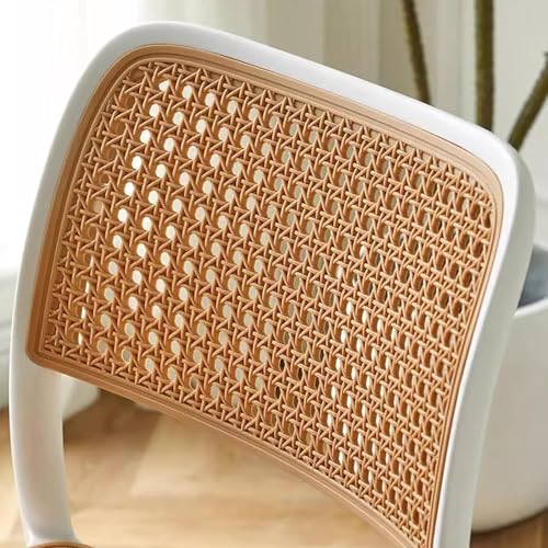 Image of INNOWIN Mirra Chair for Cafeteria | Accent Chair for Living Room Home, Bedroom, Cafe and Hotels | Without Arm | 3- Year Warranty | Plastic | White| Pack of 4