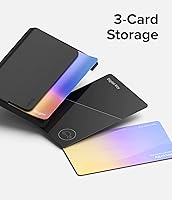 Vista 2 de Ringke Tarjetero con ranura lateral para teléfono, tarjetero para mujeres, hombres, tarjetas de crédito de identificación, compatible con iPhone