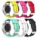 MoKo Watch Band Compatible with Gear S2, [6-Pack] Soft Silicone Replacement Sport Band Fit Samsung Gear S2 (S2 SM-R720/SM-R730 ONLY) Smart Watch - Multi Colors