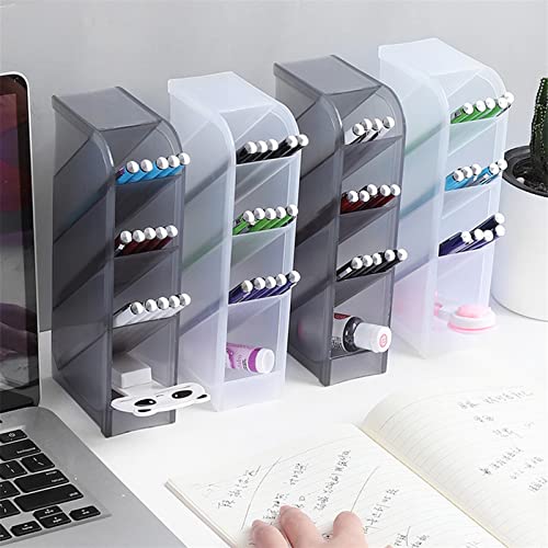 Organisateur de stylo multifonctionnel compact à compartiments