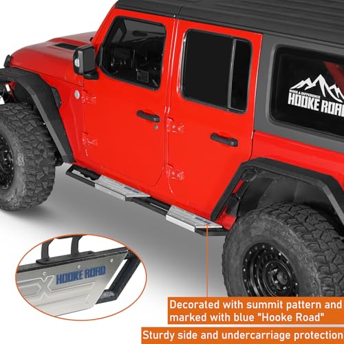 Estribos Rock Slider para Jeep Wrangler JL 2018-2026 miniatura 4