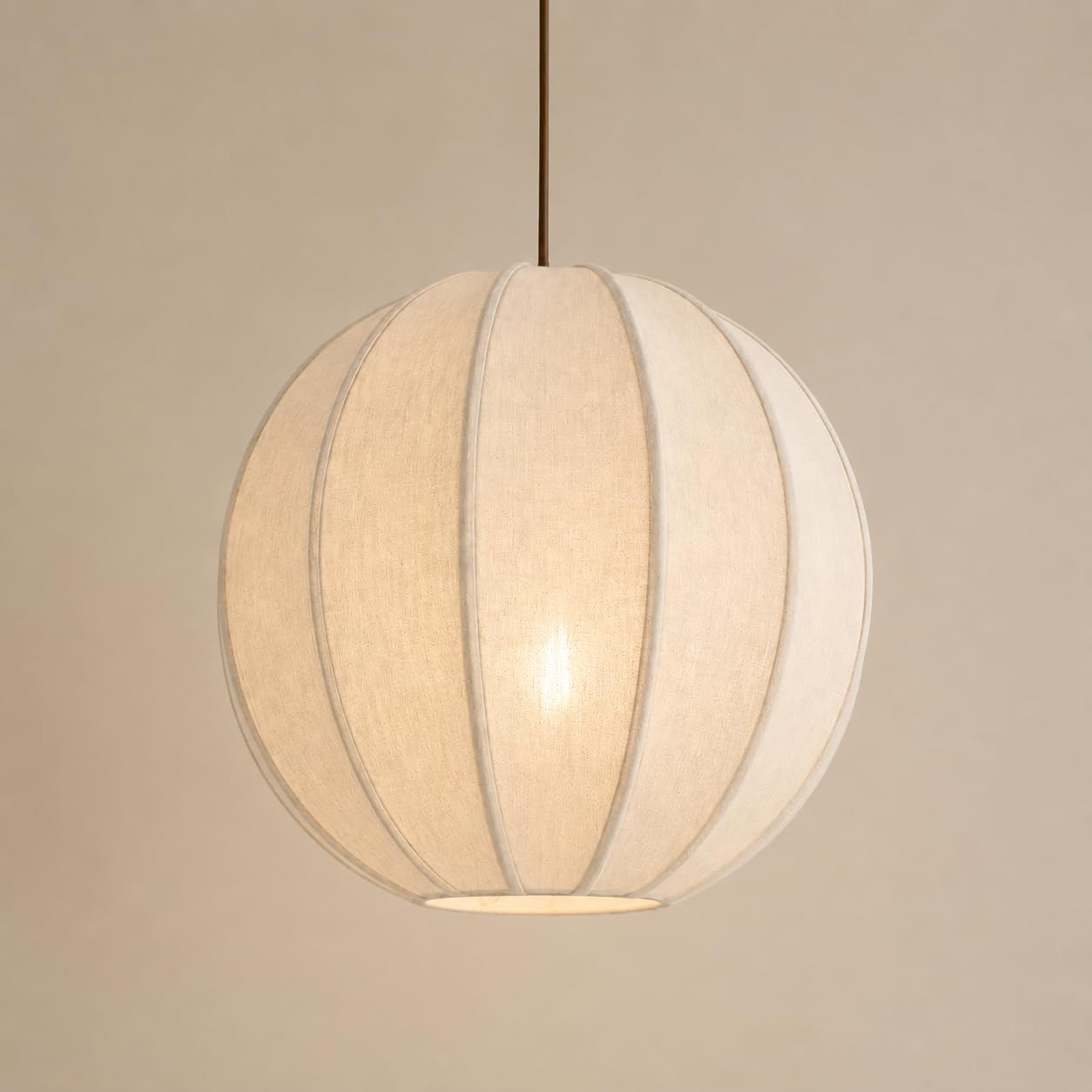 CGC Lighting Indoor Lamp Shade Fine Cotton Fabric Hanging Ceiling Floor Table Lamp (Anica Oatmeal)
