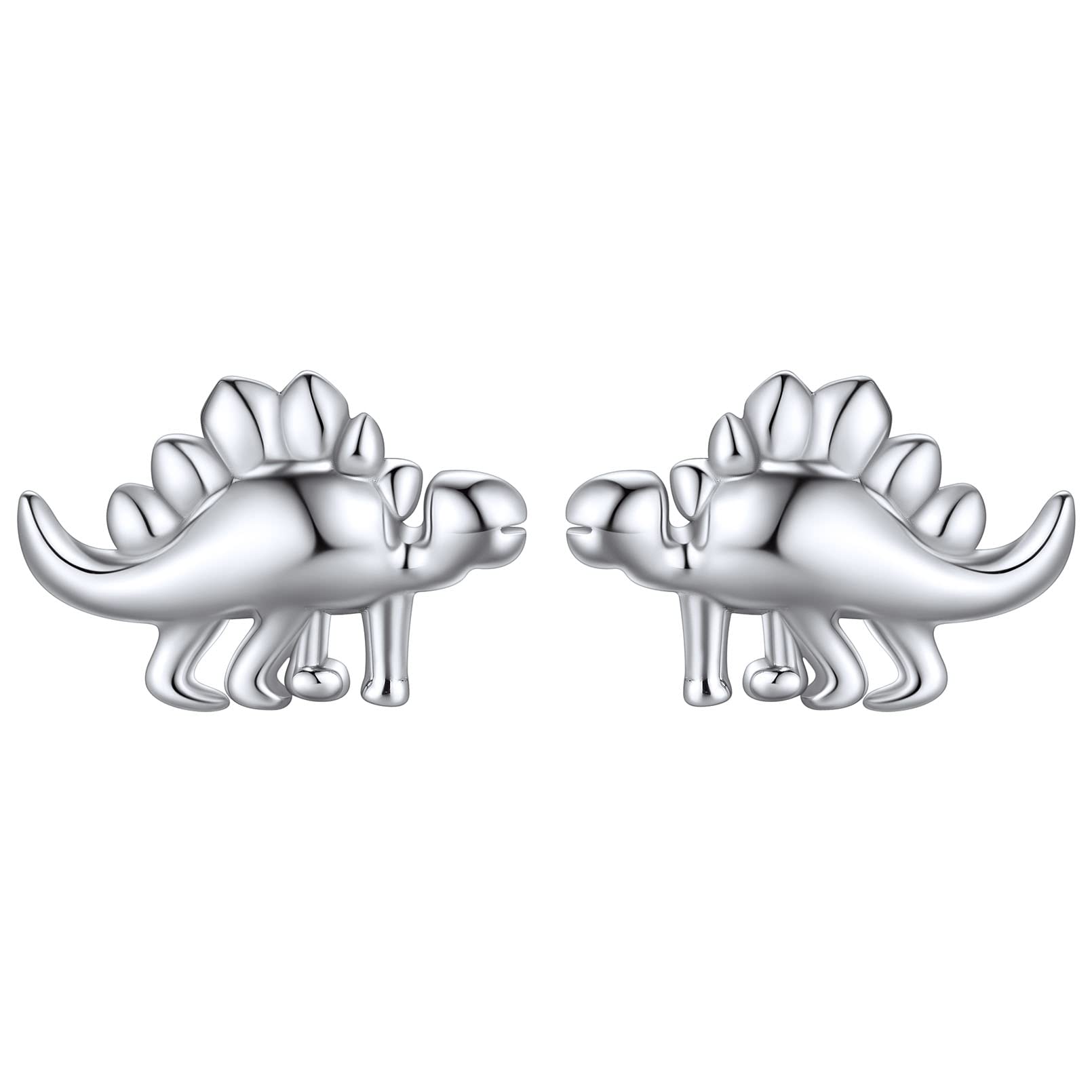 ChicSilverGato/Tortuga/Perro/Erizo/Ciervo Pendientes Hipoalergénicos de Animales Monos Plata de Ley 925 Aretes Stud de Orejas Joyería Modernas para Mujeres y Muchachas