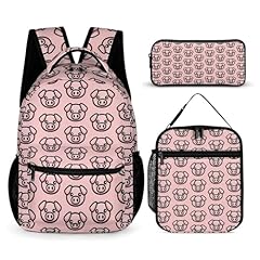 Pig Backpack 1 With Lunch Bag Pencil Bag