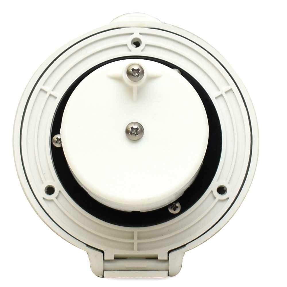 Marinco 304EL-BX Ingresso, 16A 230V, Rotondo, Bianco