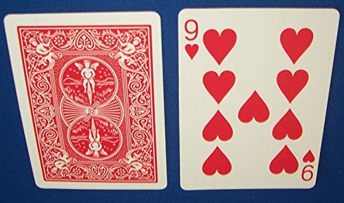 Baraja Bicycle Póker Roja Fuerza Corazones 9