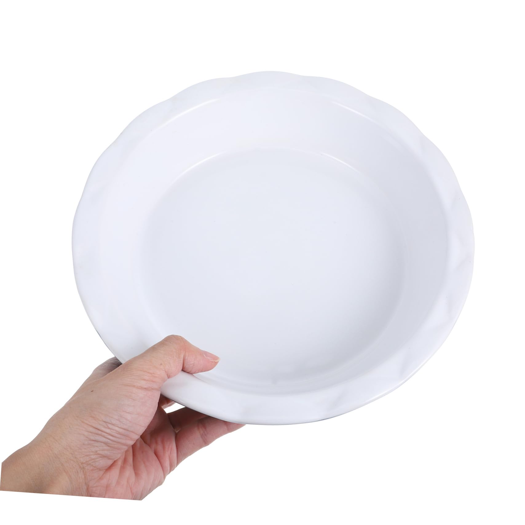 Moule à Tarte Rond en Céramique, Plat de Cuisson Profond, 1 Pièce