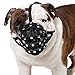 CollarDirect Basket Dog Muzzle for Boxer, English Bulldog , American Bulldog Secure Leather Muzzle (Black)