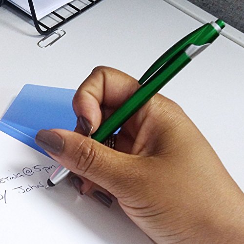 Stylus For Touch Screens Pen With Ball Point Pen,For Universal Touch Screen Devices, For Phones, Ipads,Tablets, Iphone, Samsung Galaxy Etc. Assorted Colors (Metallic 24 Pack) #TOP3