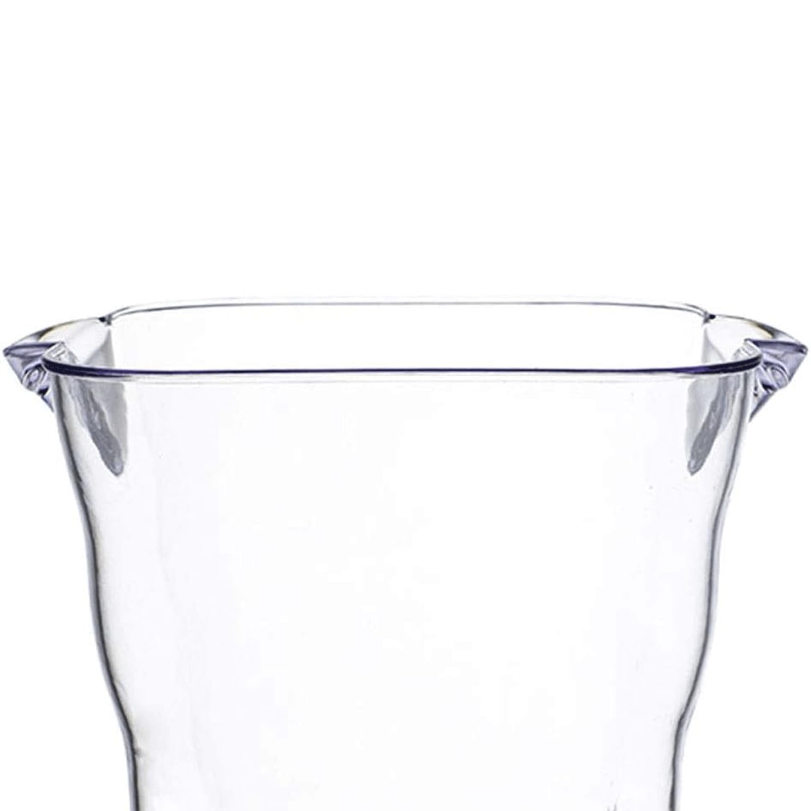 Cubitera Botella Vino Cubo de Hielo Cuadrado para Bebidas acrílicas Transparentes 5L Gran Capacidad Recipiente de Hielo para Vino Beer Fiest Bar Herramientas