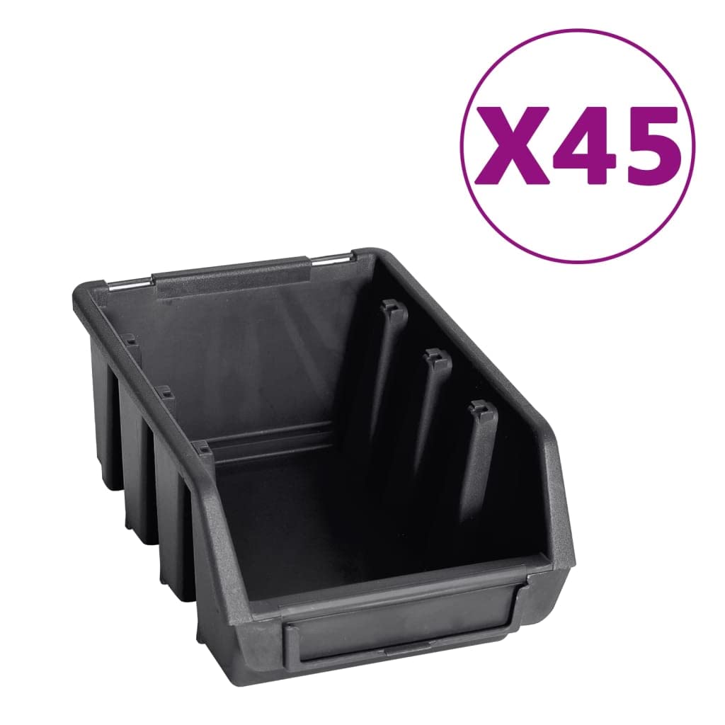 Genérico Kit de Cajas de almacenaje 96 pzas Paneles de Pared Rojo Negro,Bricolaje,Accesorios de Bricolaje,Organización y Almacenamiento de Herramientas,Armarios para herramientas-150807